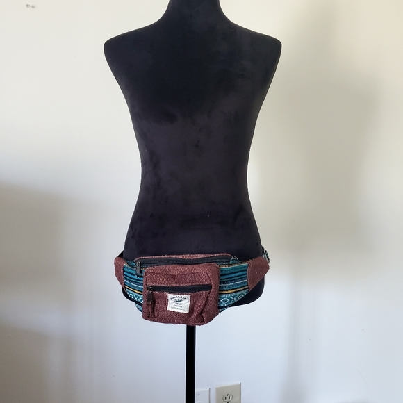 Nwot handmade hemp cotton boho fannypack - Picture 11 of 11